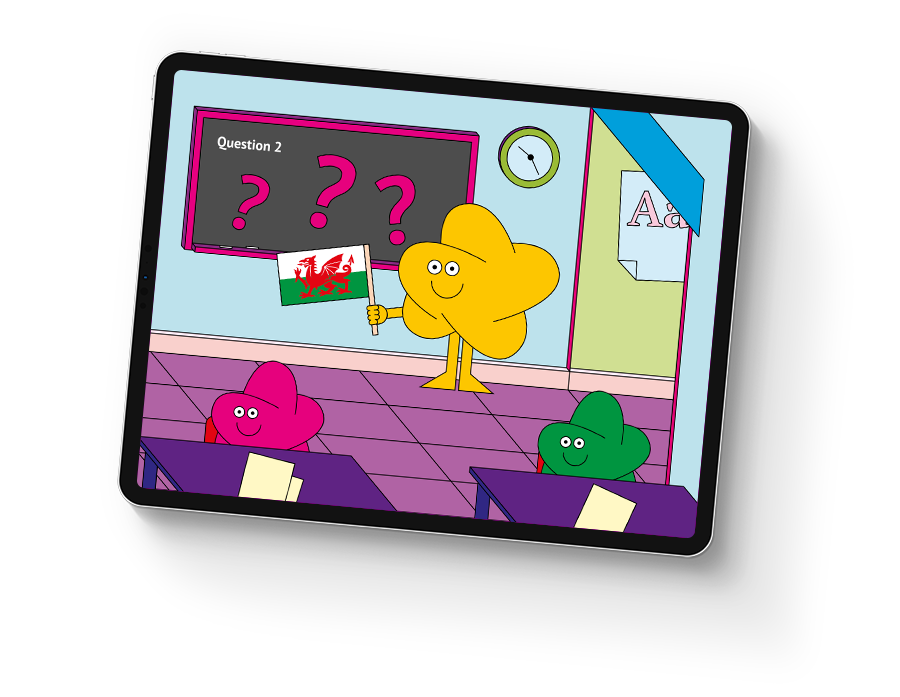 Pupil resource on a tablet