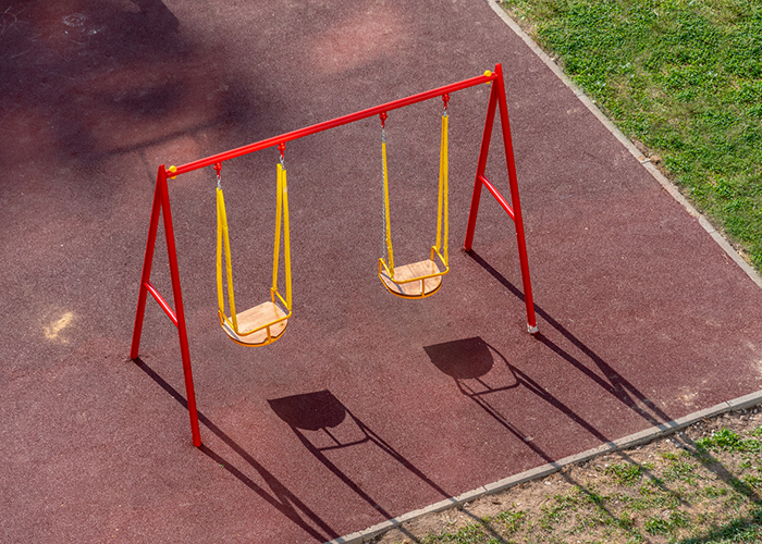 A set of swings